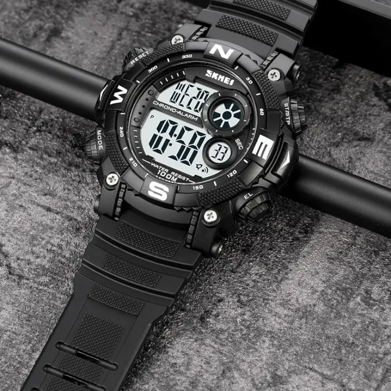 Skmei black style sales