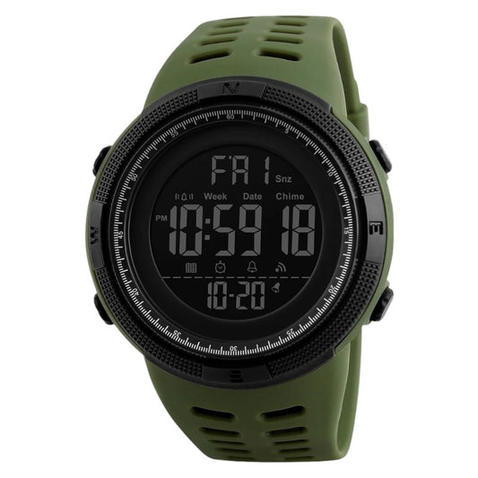 SKMEI 1251 Green Wristwatch Men Watches Alarm Led multifunction Skmei 1251