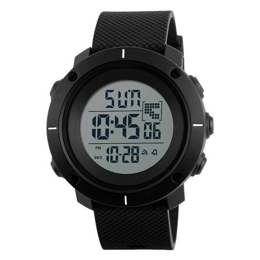 SKMEI 1213 Black Digital Multifunction Sports Watch LED ALARM STOP WATCH