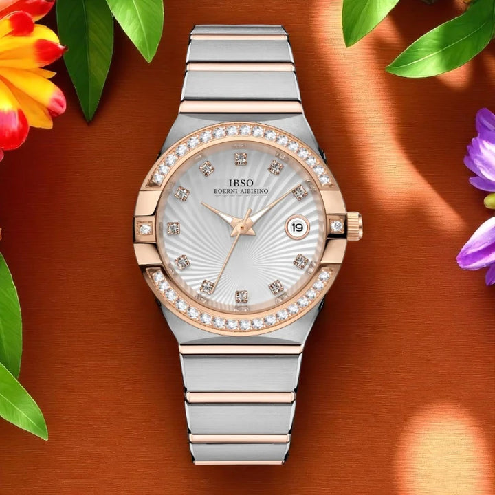 IBSO Gold Women's Watch with Crystals | Best Ladies' Watches in Egypt