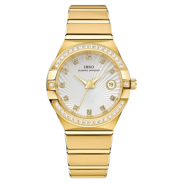 IBSO Gold Women's Watch with Crystals | Best Ladies' Watches in Egypt