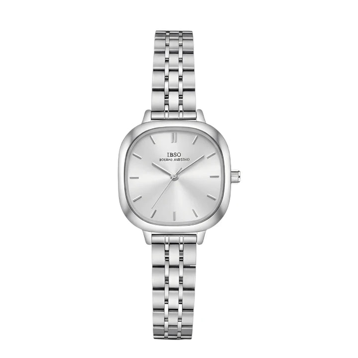 IBSO S9228L Women's Luxury Watch Silver Stainless Steel Simple Mesh  Design