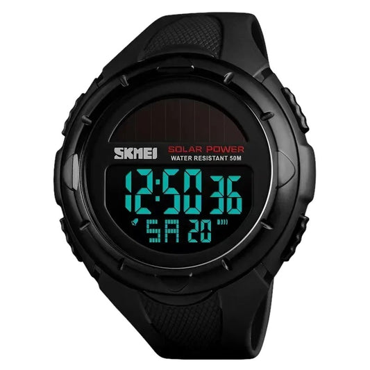 SKMEI 1405 Sport Digital Original Watch Men Solar Luminous Power Casual Wristwatches