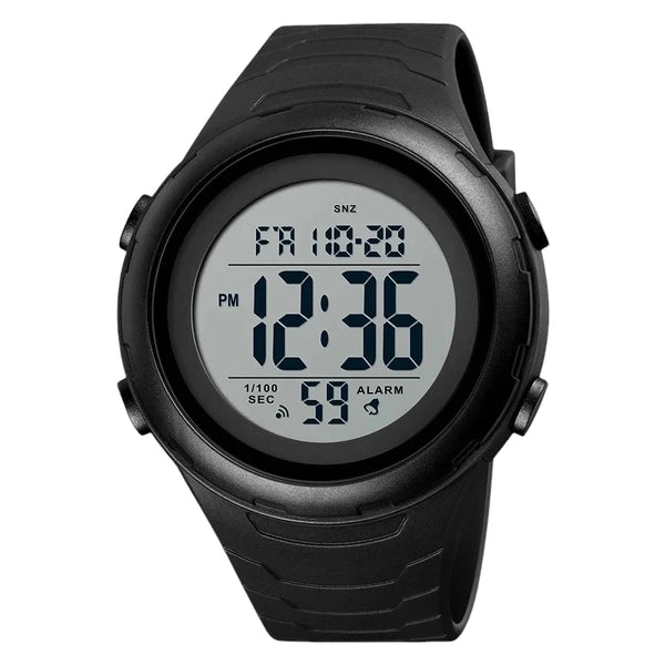 SKMEI 1675 Black Silicone Digital Sports Watch