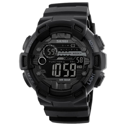 SKMEI 1243 Digital Black Multifunction Sports Watch