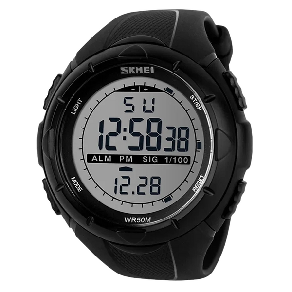 SKMEI 1025 Casual Digital Sports Watch Black