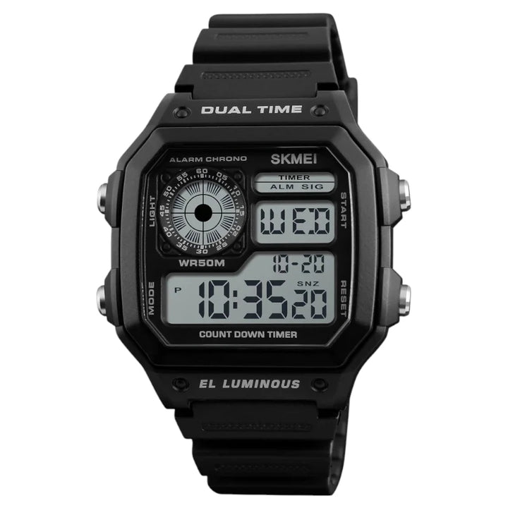 SKMEI 1299 Digital Sport Watch Black