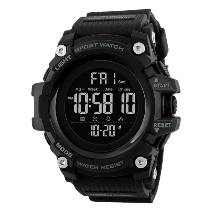 SKMEI 1384 Large Digital Sport Watch Dark Display