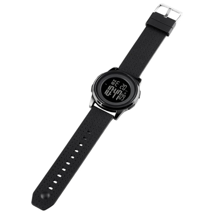 SKMEI 1502 Ultra-Slim Digital Watch All Black