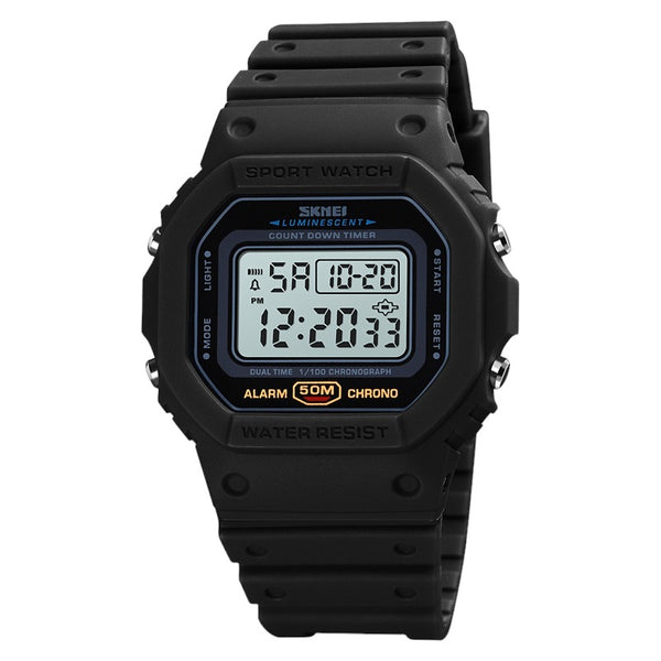SKMEI 1628 Retro Sport Watch Black