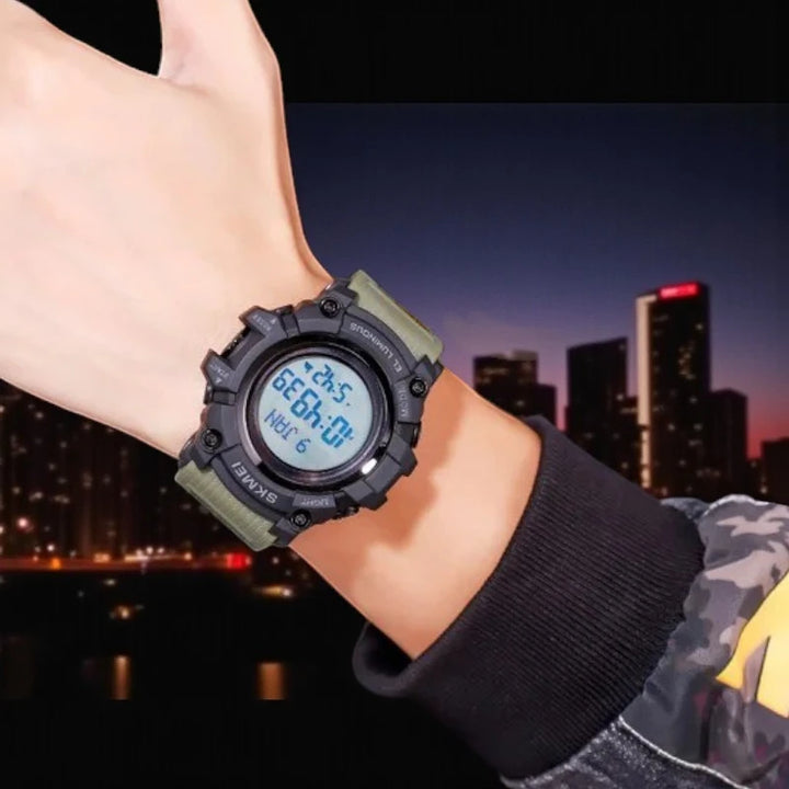 SKMEI 1680 Prayer Sport Watch Water Resistant Green