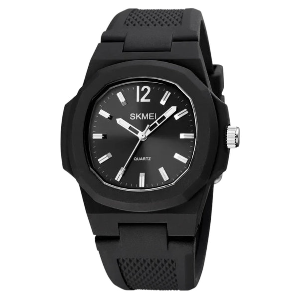 SKMEI 1717 Unisex Casual Watch Black Silver