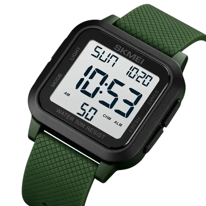 SKMEI 1894 Unisex Digital Sports Green Watch 