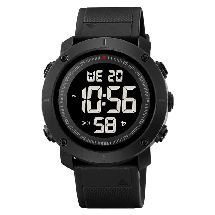SKMEI 2122 Digital Watch Retro Style - All Black