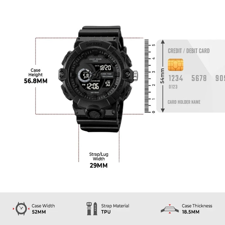 SKMEI_Military_Sport_Watch_Analog_Digital_Dual_Display_All_Black