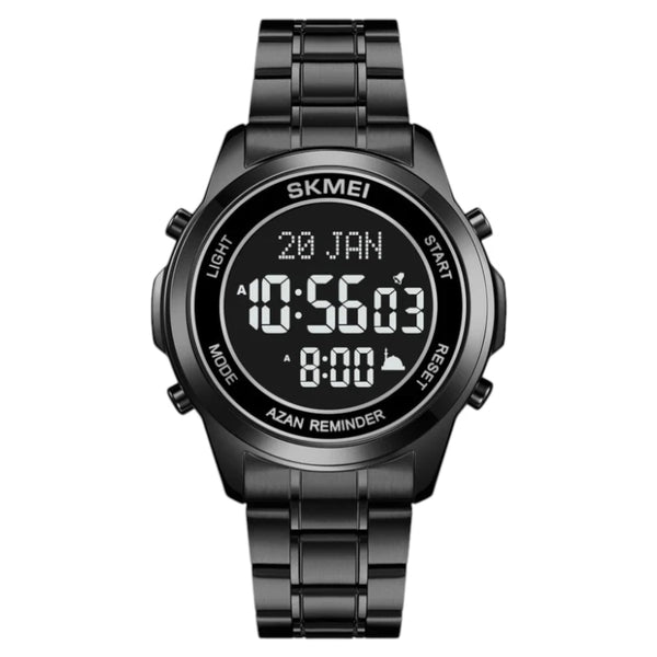 Skmei 2097 Black islamic watch Prayer Times 