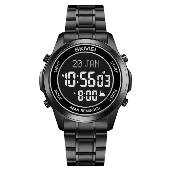 Skmei 2097 Black islamic watch Prayer Times 