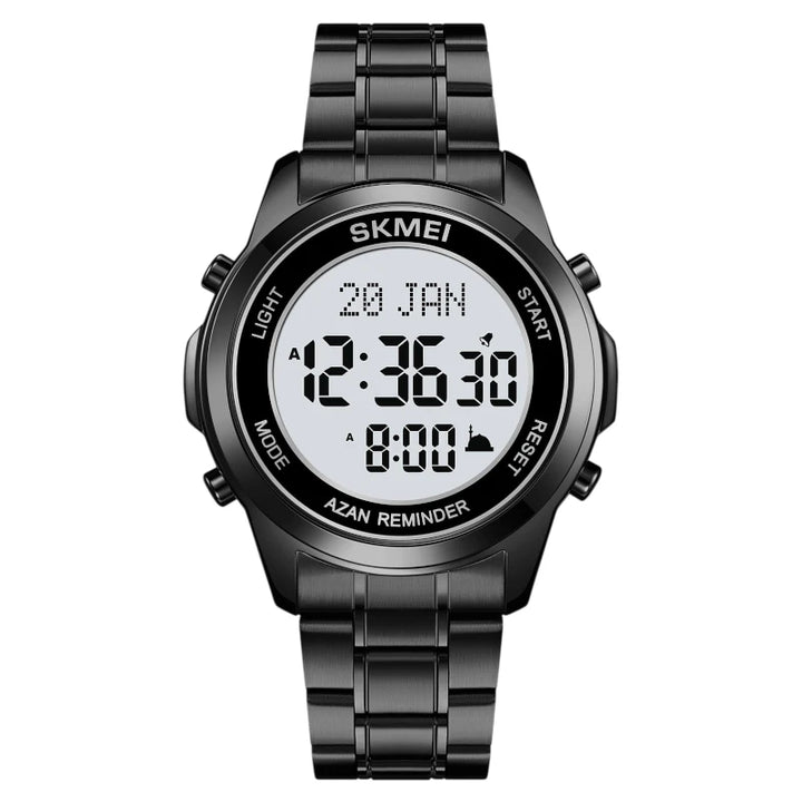 Skmei 2097 Black islamic watch Prayer Times Azan