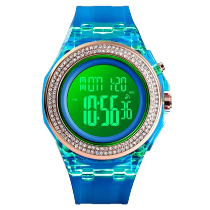 Skmei 1598 Luxury Ladies Watch Crystal lady women multifunction digital watch