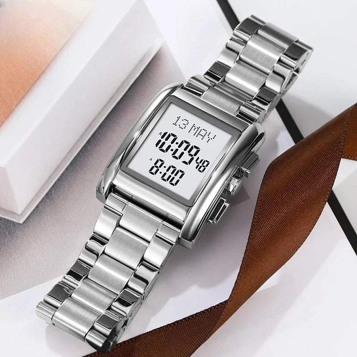 Skmei 2092 islamic watch Prayer Times Azan Qibla Direction Arabic