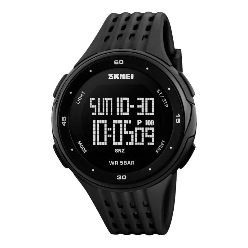 SKMEI 1219 Black LED Digital Military Watch Men Sports Watches