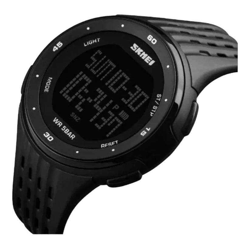 SKMEI 1219 Gold Black LED Digital Military Watch Men Sports Watches