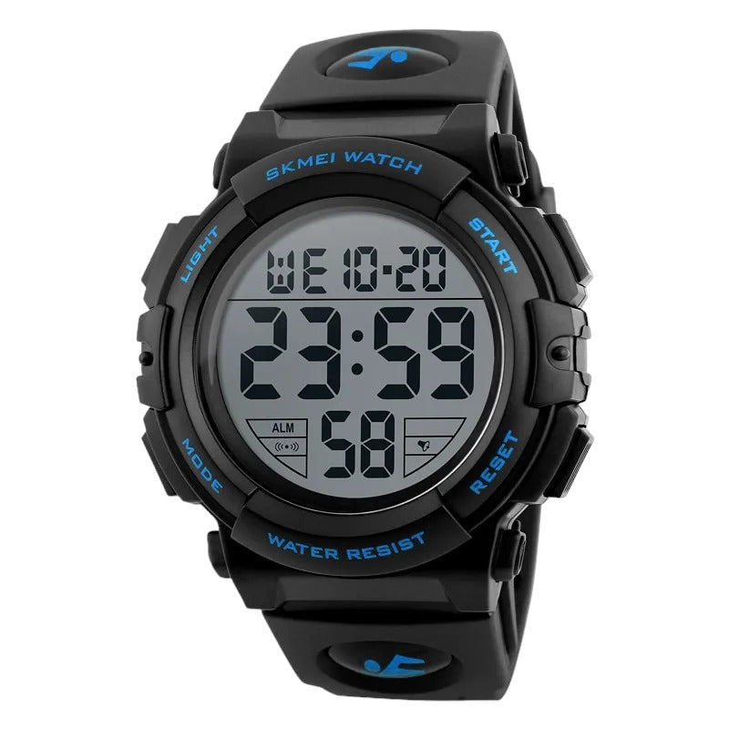 SKMEI 1258 Blue Watches Outdoor Sport Watch Men Multifunction Watches Military Digital Wristwatch