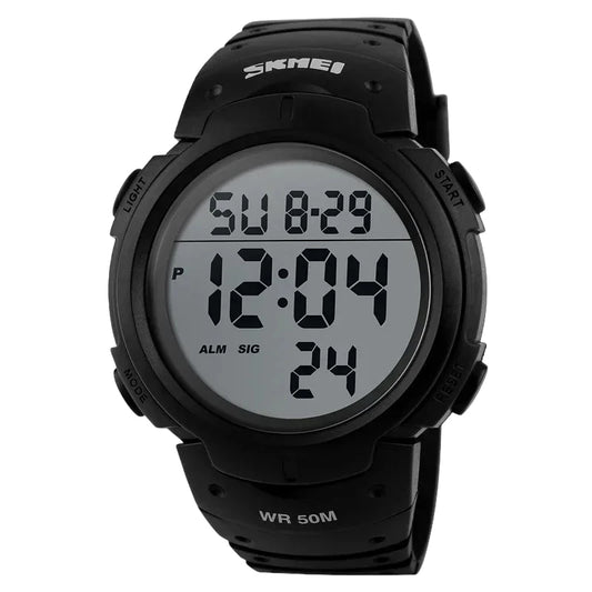 SKMEI 1068 Black Watches Outdoor Sport Watch Men Multifunction Watches Digital Wristwatch